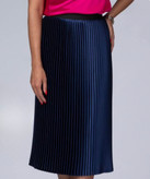 کد:205 دامن پلیسه سرمه ای