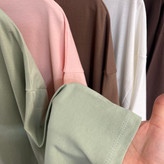 تیشرت باکسی زنانه نخ پنبه کد ۱۰۹۱۶