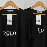 تیشرت زنانه نخ پنبه چاپ polo برند کوک کد 10934