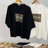 تیشرت باکسی زنانه چاپ Guess کد ۱۰۹۴۹
